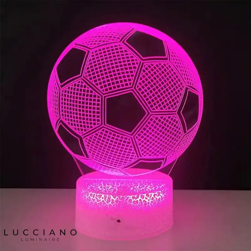 3D Touch Football Ball Bedside Lamp