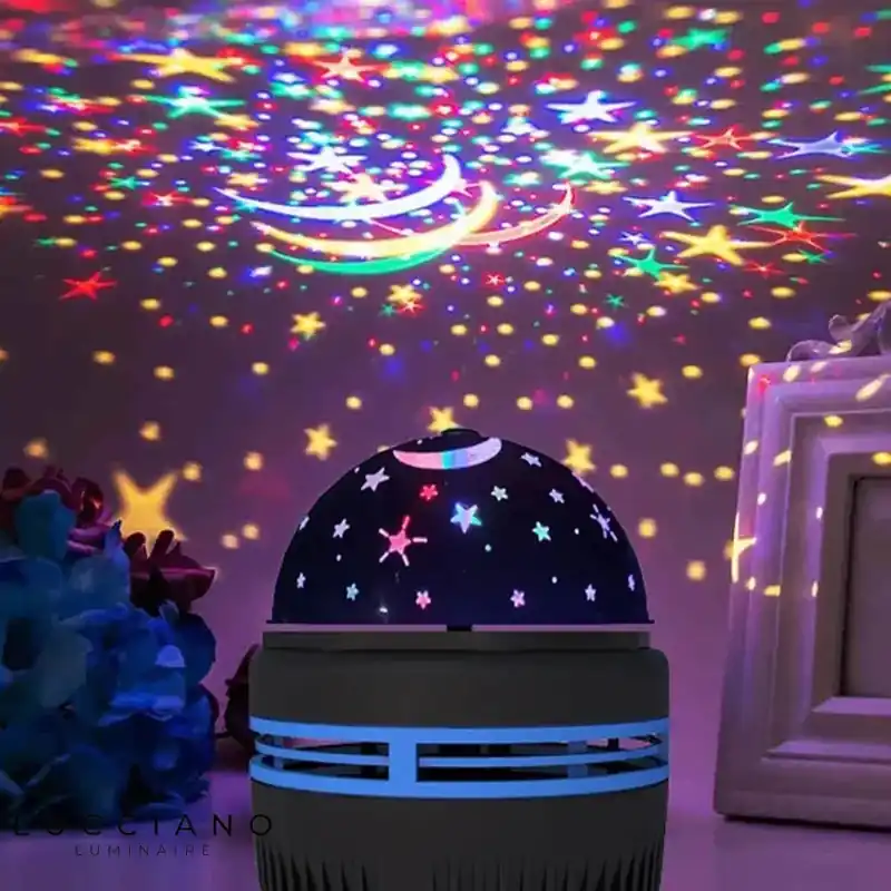 Stars & Crystal Projector Bedside Lamp
