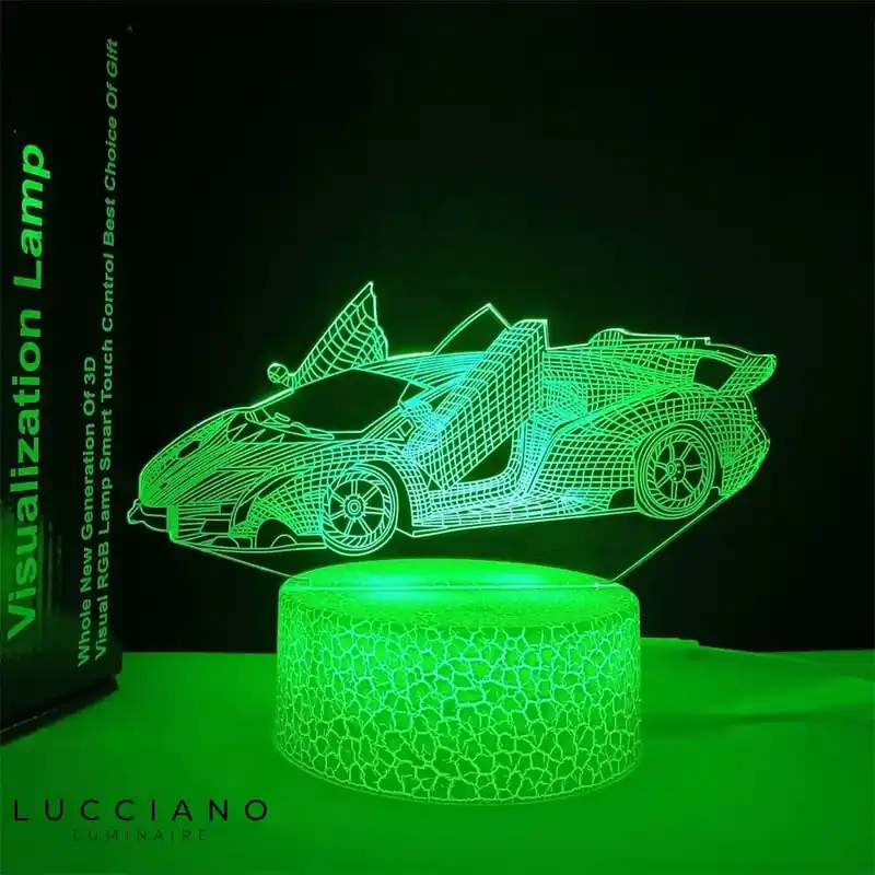 3D Luxury Car Bedside Lamp