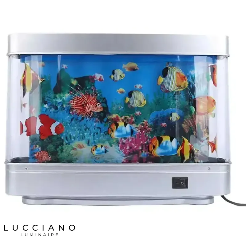 Tropical Fish Aquarium Bedside Lamp for Kids