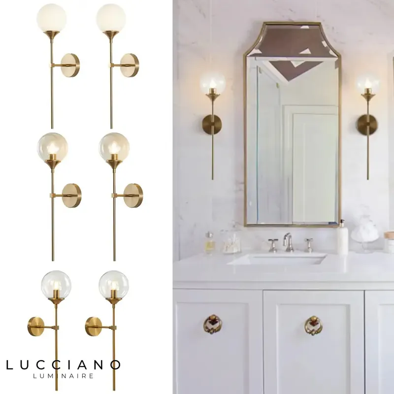 Art Deco Bathroom Wall Light