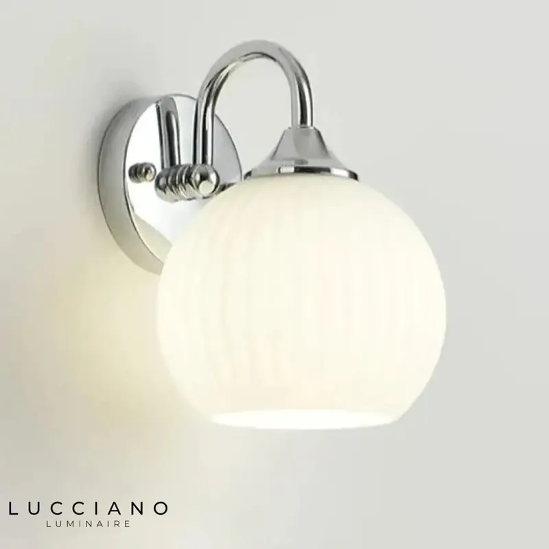 Retro Bathroom Chrome Wall Light