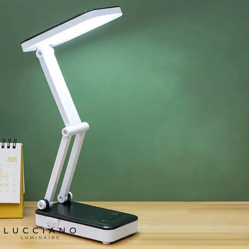 White Foldable Desk Lamp