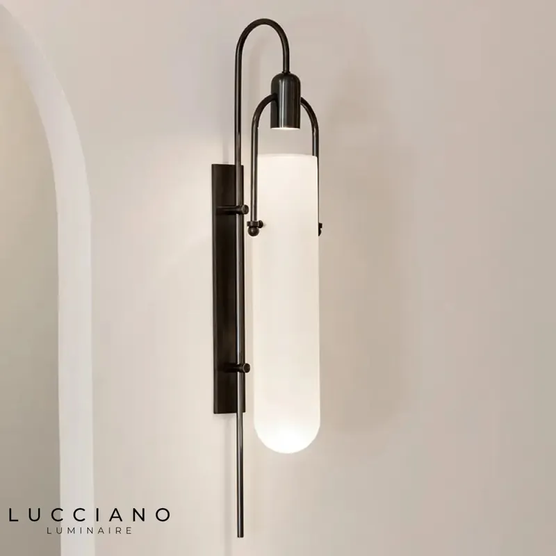 Black Designer Bathroom Wall Light