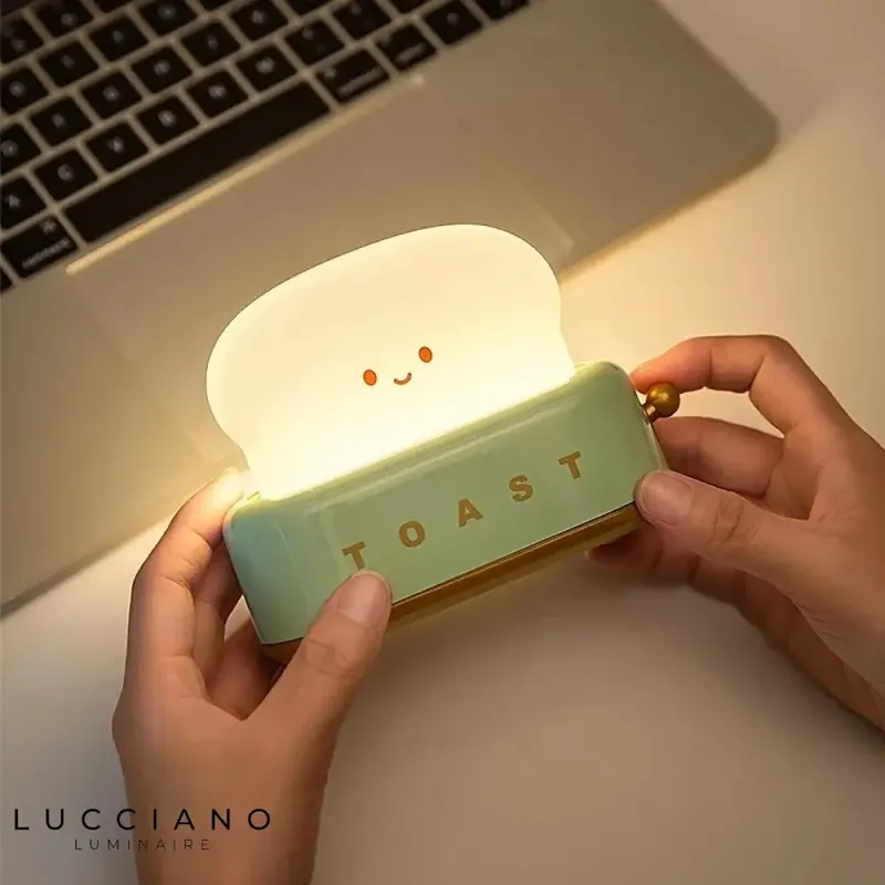 Toast LED Bedside Lamp for Kids