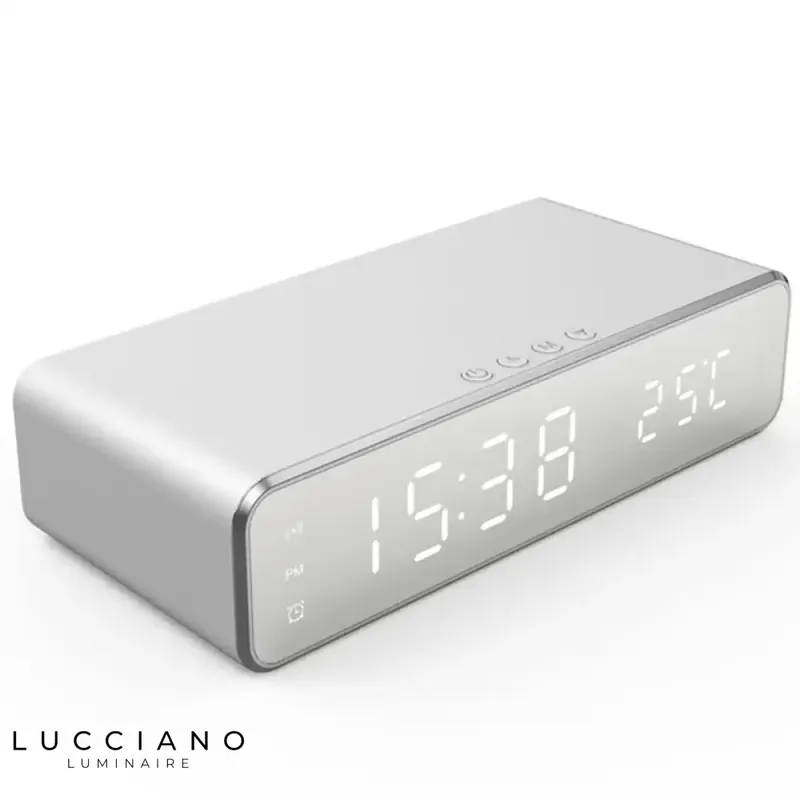 Bedside Lamp Touch Phone Charger Alarm Clock