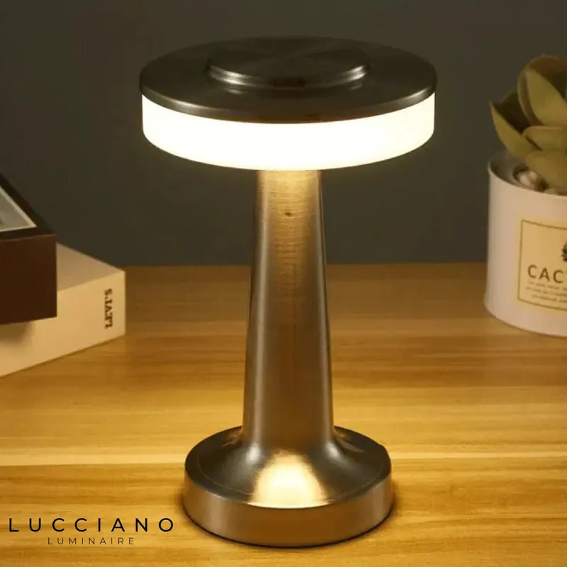 Wireless Touch Bedside Lamp Design