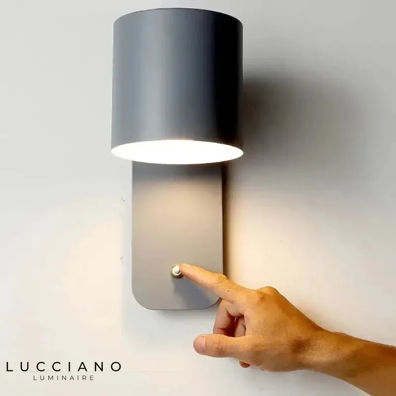 Grey Bathroom Wall Light