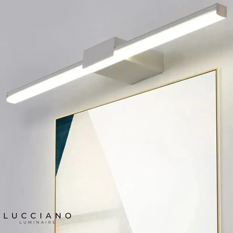 Chrome LED Wall Light for Bathroom