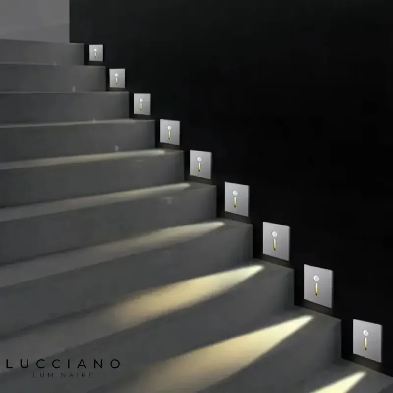 Square LED Wall Light for Indoor Stair Step