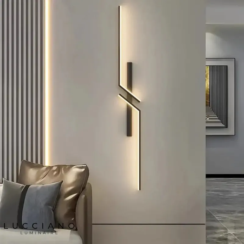 Black Designer Wall Light for Staircase
