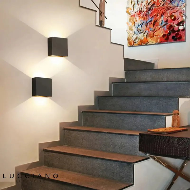 Square Wall Light for Staircase