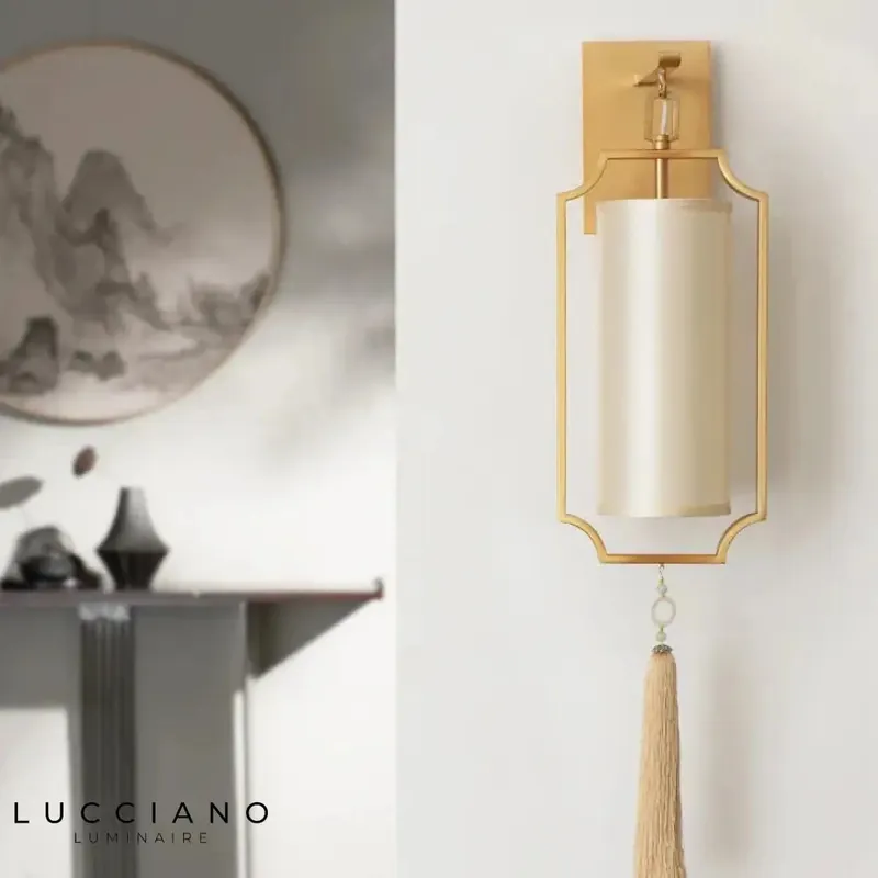 Asian Style Wall Light for Stairs