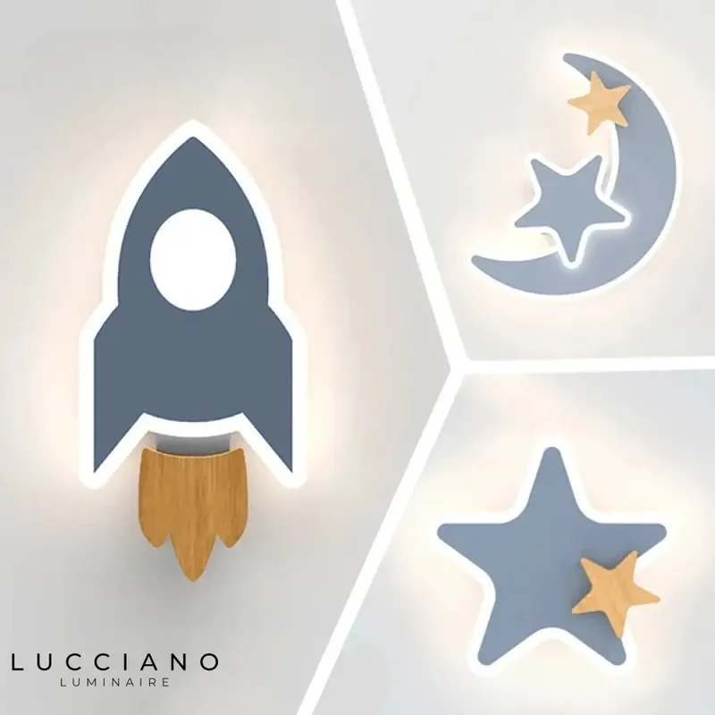 Grey Wall Light for Children