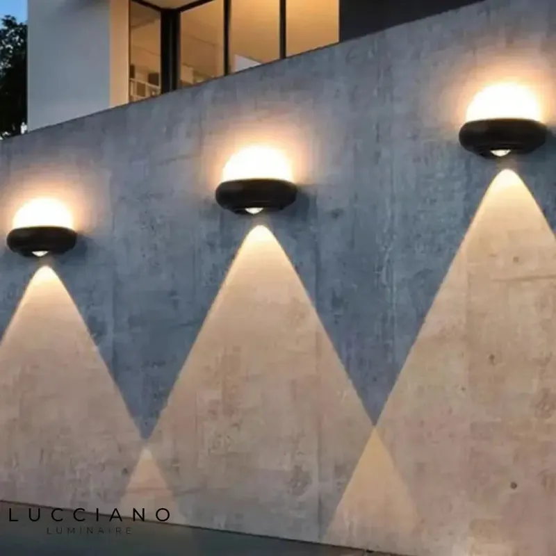 Wall lights and spotlights for stairs