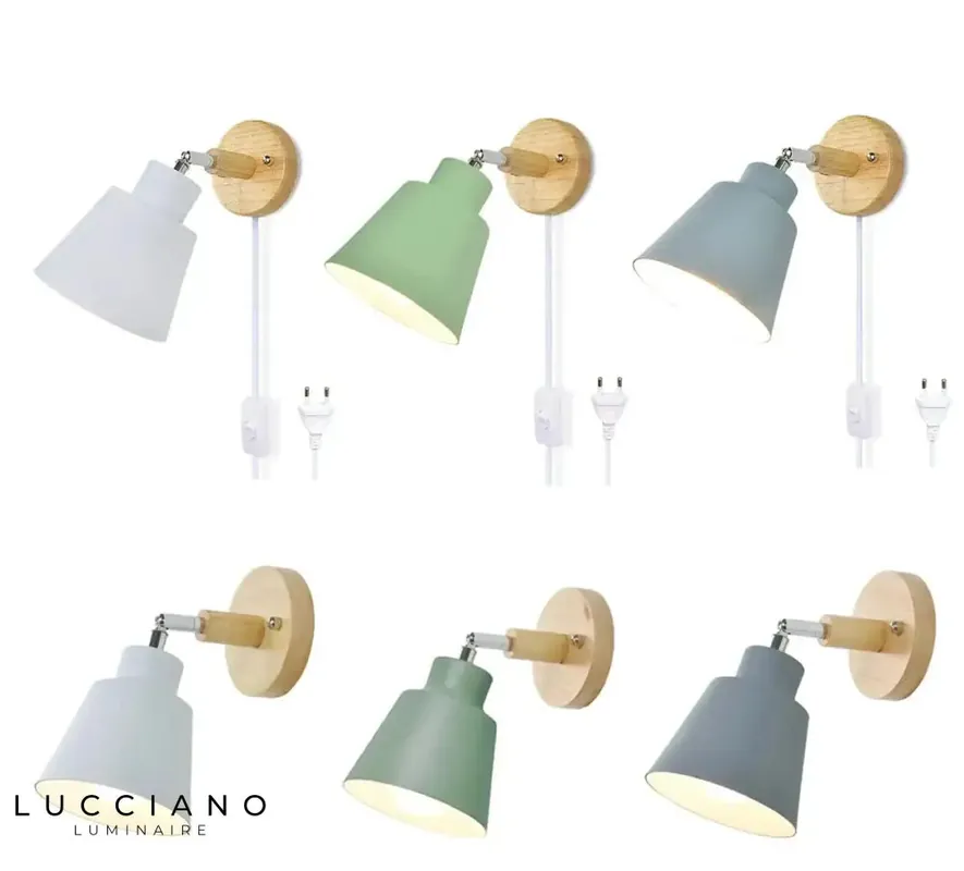 Blue Wall Light to Plug In for Child