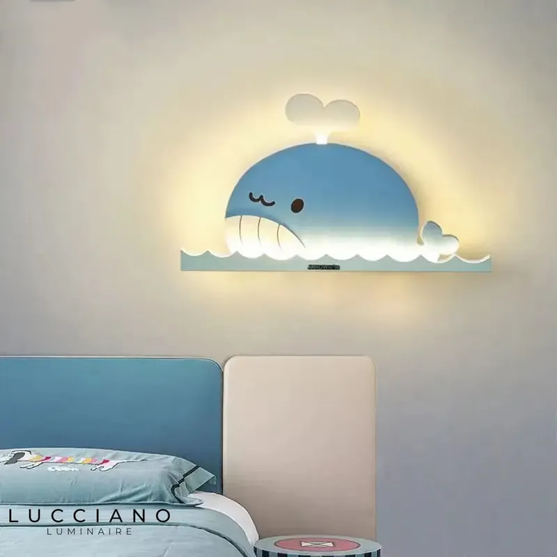 Children's Dolphin Plug-in Wall Light