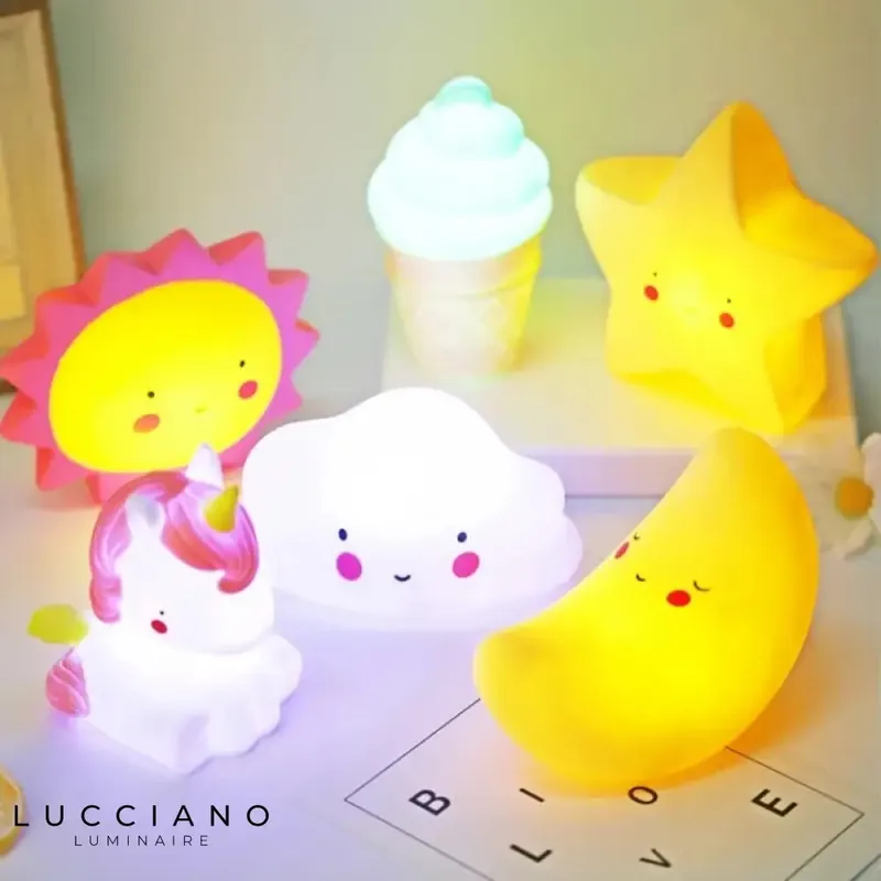 Cloud Shaped LED Baby Bedside Night Light