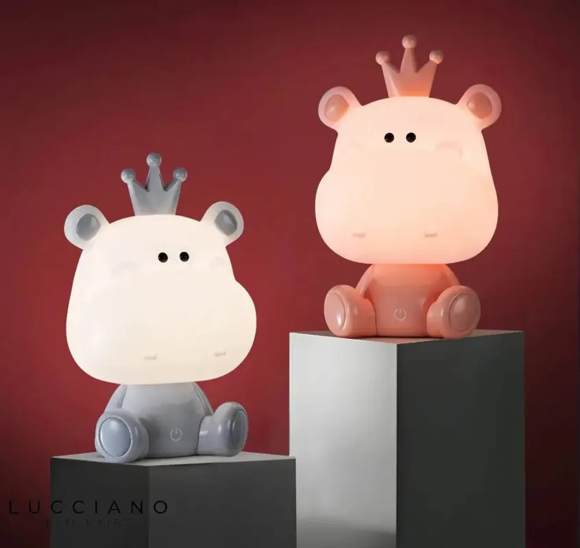 USB Touch Hippo Night Light