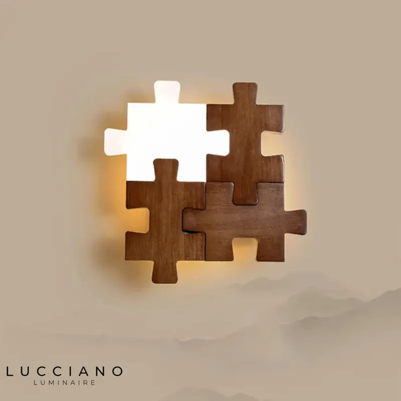 Children's Wooden Wall Light LED