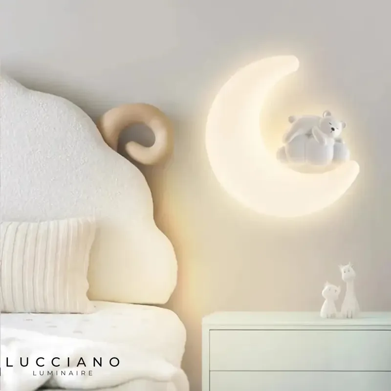 Moon Children's Wall Light
