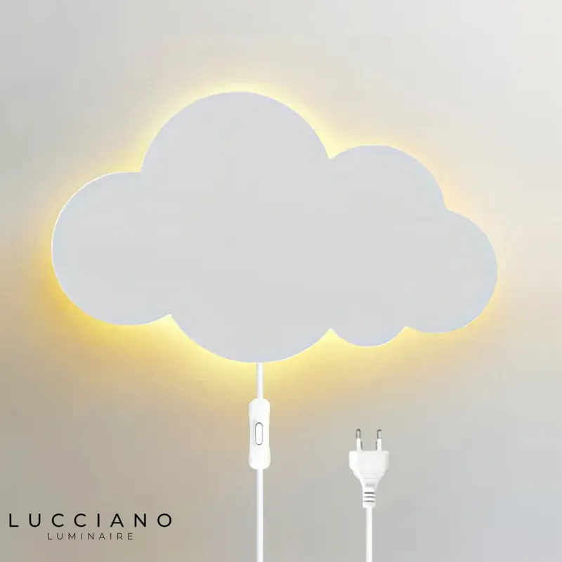 Children's Bedside Wall Light With Wire
