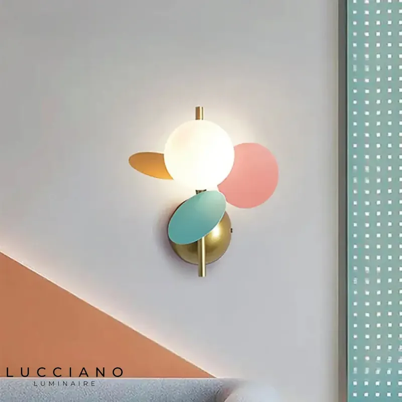 Grey Multi-Spot Children's Wall Sconce