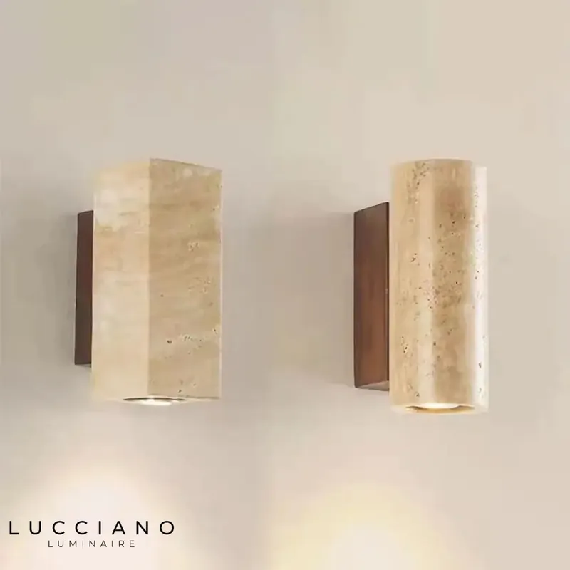 Vintage Art Deco Beige Wall Sconces