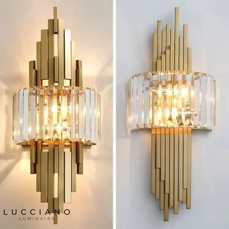 Transparent Wall Sconce Art Deco Chandelier