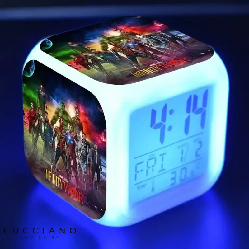 Colorful LED Night Light with Disney Marvel Characters