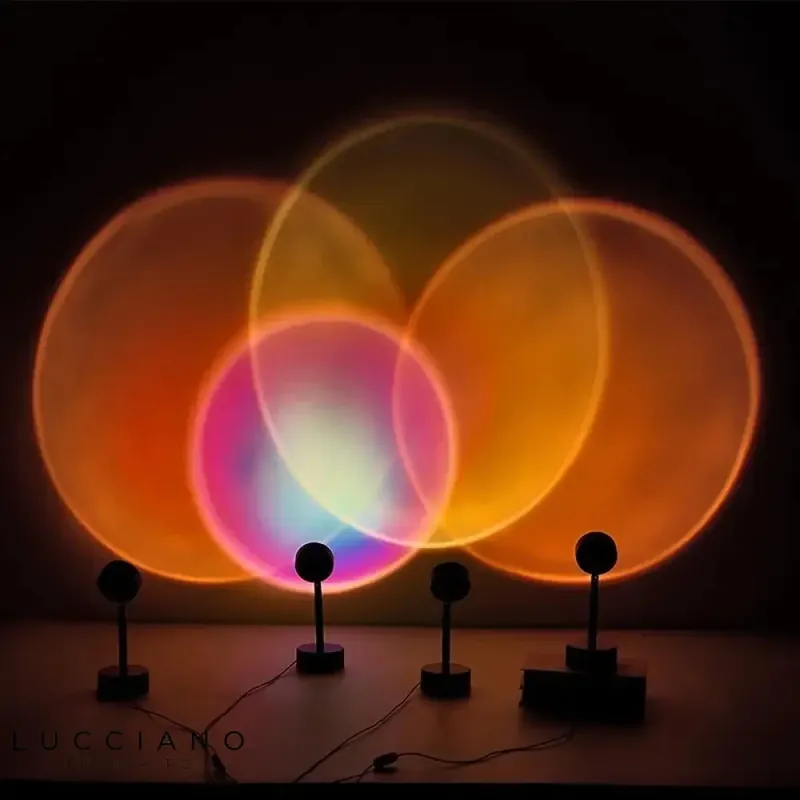 USB Led lamp rainbow projector