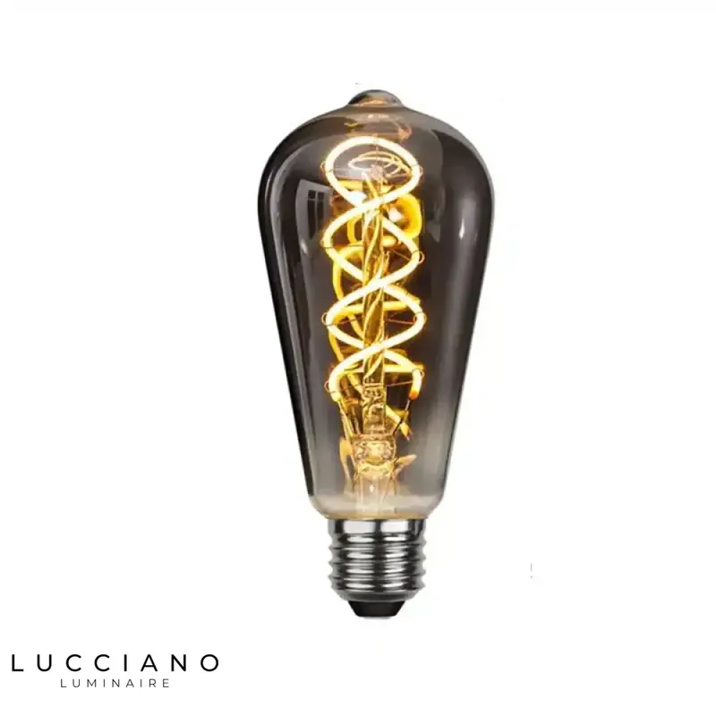 220V 4W E27 Spiral Filament LED Bulb