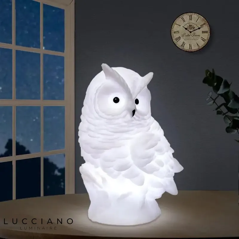 Silicone Owl Shape Bedside Night Light