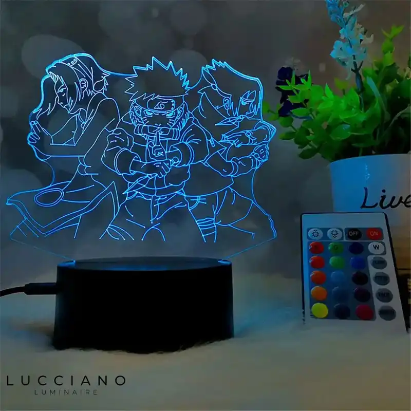 Sasuke Uchiha Night Light Lamp