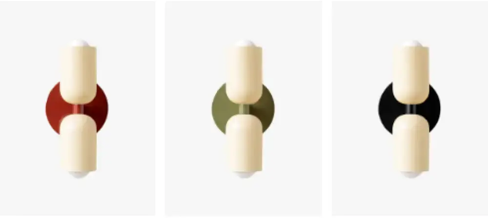 UP Down wall lamp beige