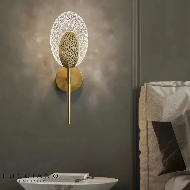 Art Deco Brass Wall Light
