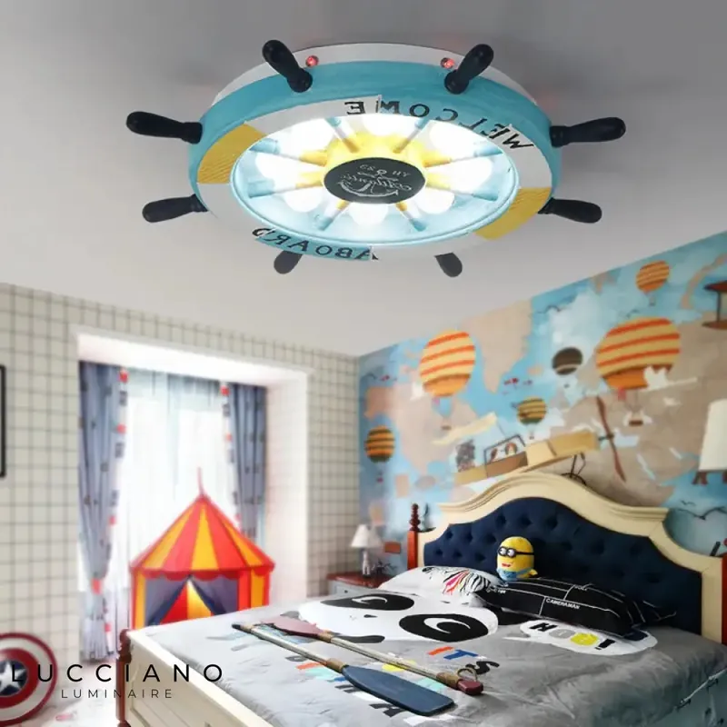 Teenage boy's bedroom light fixture