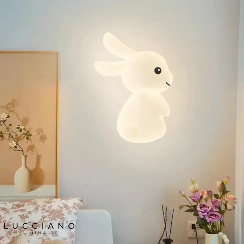 Baby bunny bedroom light fixture