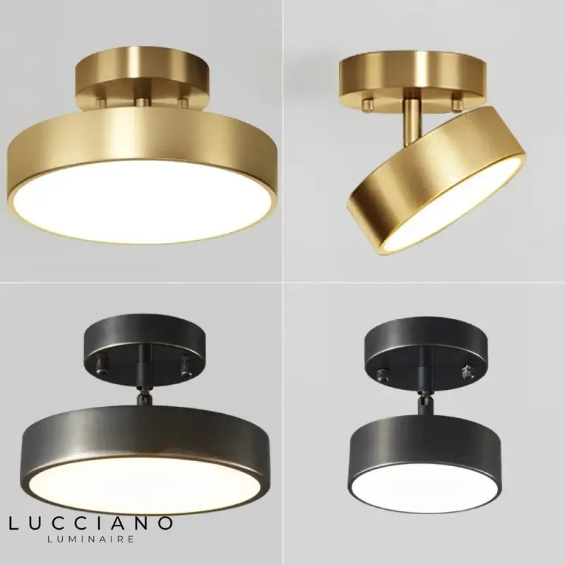 Light fixture in a hallway