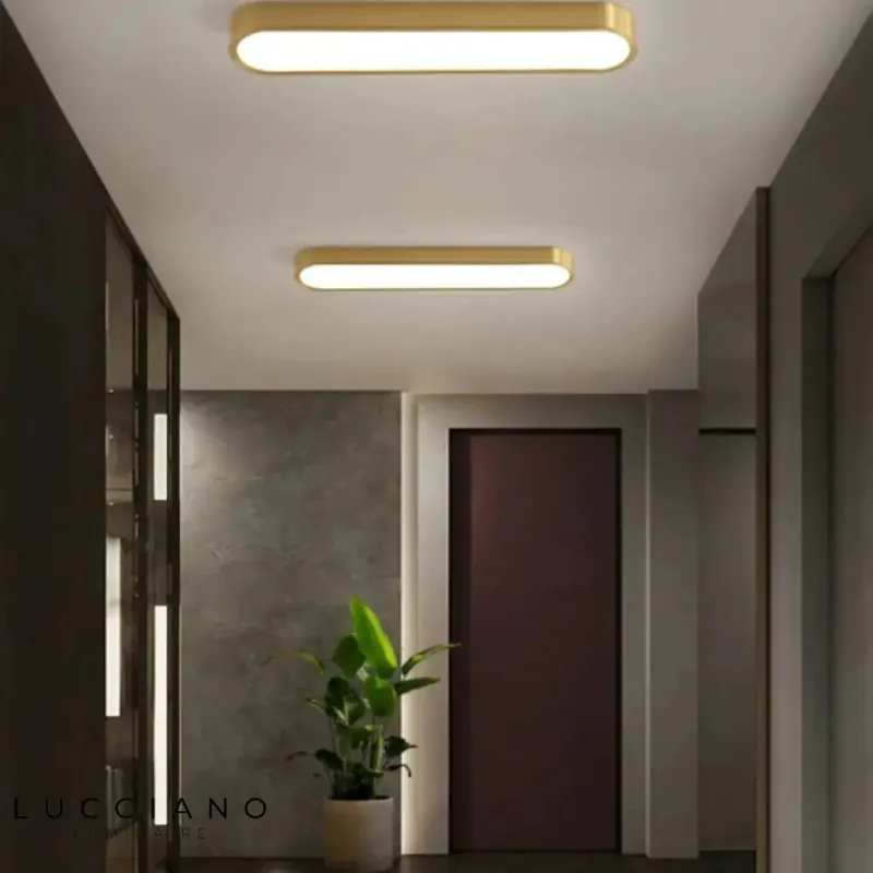 Lighting for a long hallway