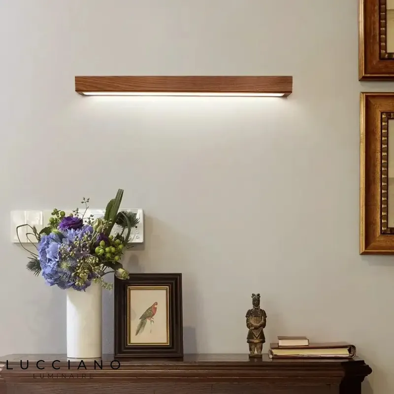 Long light fixture for hallway