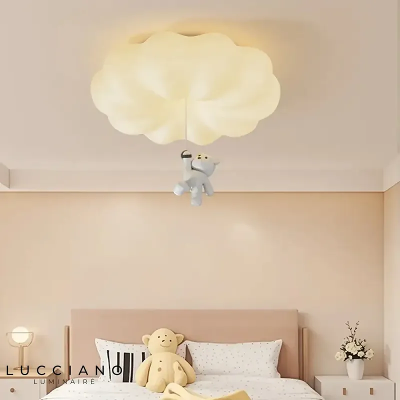 White light fixture for baby's room