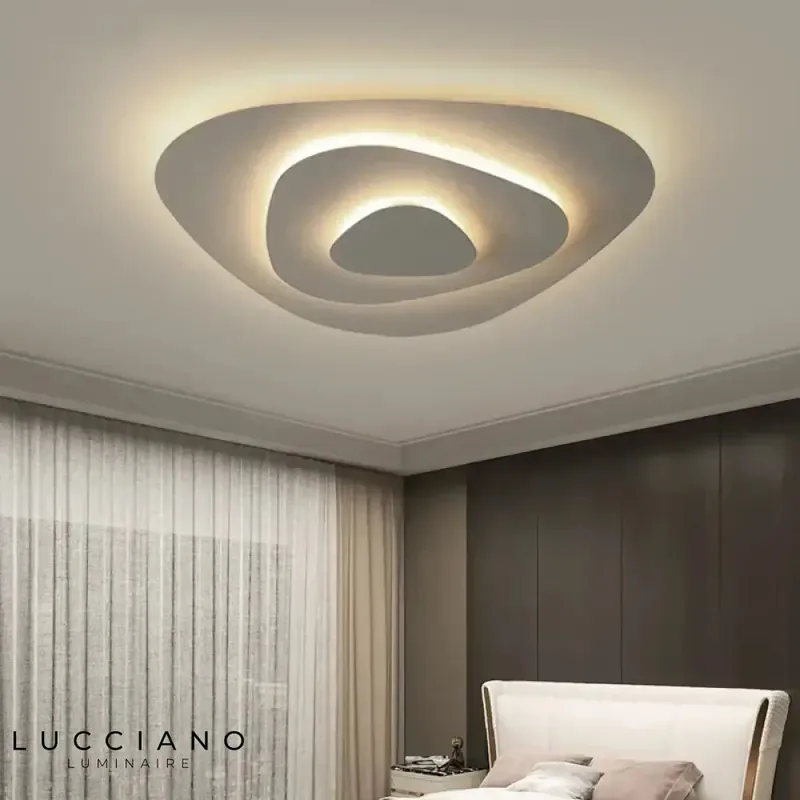 White ceiling light for bedroom