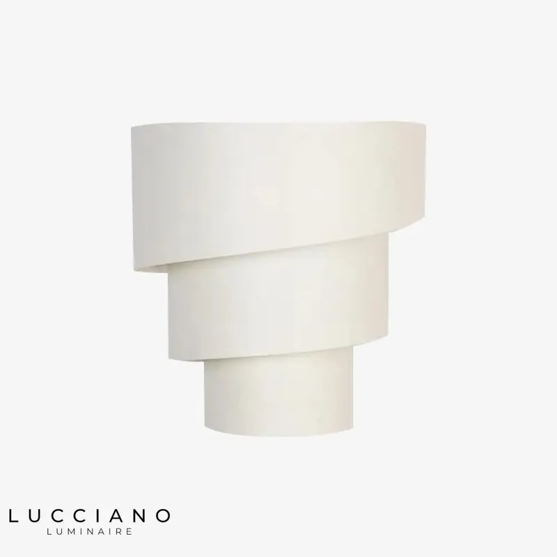 Yoo White Spiral Wall Sconce