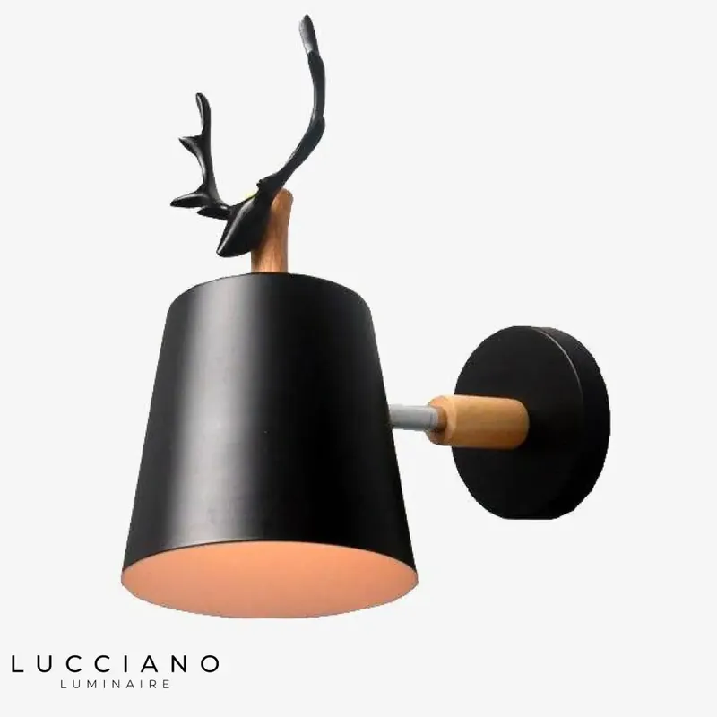 Wall lamp with vintage rustic decor.