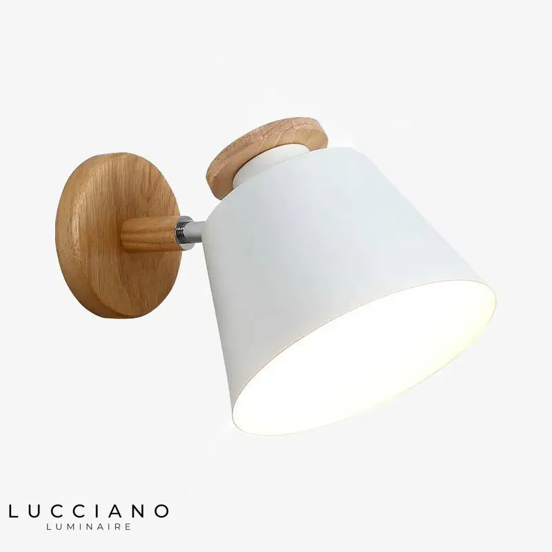 Sleek modern unique LED wall light.