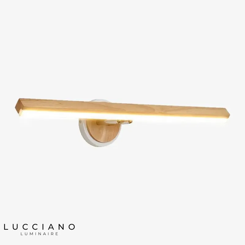 Botimi Elegant Wood Design LED Mirror Light
