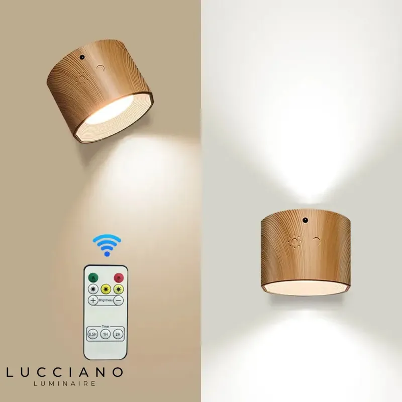 Ultra-stylish touch-controlled rechargeable LED wall light