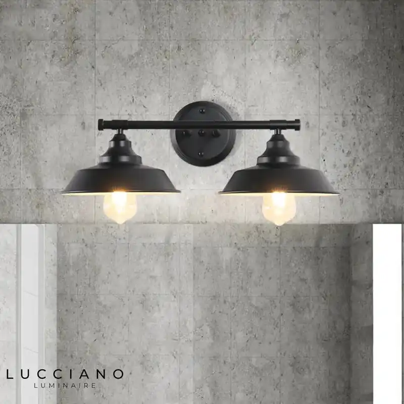 Vintage Double-Head Wall Sconce