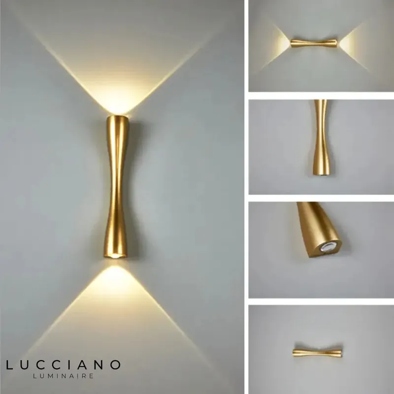 Weatherproof outdoor wall light.